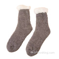 Fuzzi -Slipper -Socke für Frauen Winter